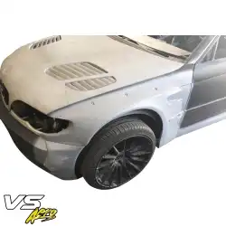 FRP TKYO V1 Wide Body Fender Flares (front) > BMW 325i 330i (E46) 2002-2005 > 4dr Sedan image - 23