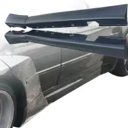 FRP TKYO V1 Wide Body Side Skirts > BMW 325i 330i (E46) 1999-2005 > 4dr Sedan image - 1