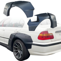VSaero FRP TKYO V1 Wide Body Fender Flares (rear) for BMW 325i 330i (E46) 1999-2005 > 4dr Sedan image - 10