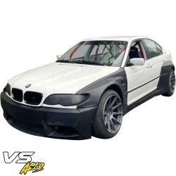 VSaero FRP TKYO V1 Wide Body Fender Flares (rear) for BMW 325i 330i (E46) 1999-2005 > 4dr Sedan image - 14
