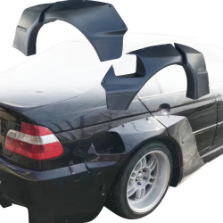 VSaero FRP TKYO V1 Wide Body Fender Flares (rear) for BMW 325i 330i (E46) 1999-2005 > 4dr Sedan image - 1