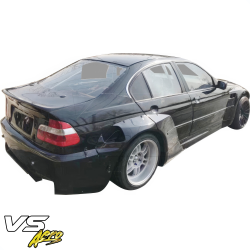 VSaero FRP TKYO V1 Wide Body Fender Flares (rear) for BMW 325i 330i (E46) 1999-2005 > 4dr Sedan image - 2