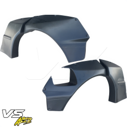 VSaero FRP TKYO V1 Wide Body Fender Flares (rear) for BMW 325i 330i (E46) 1999-2005 > 4dr Sedan image - 3