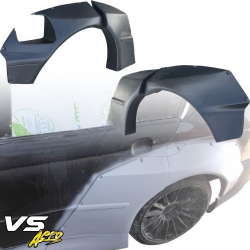 VSaero FRP TKYO V1 Wide Body Fender Flares (rear) for BMW 325i 330i (E46) 1999-2005 > 4dr Sedan image - 5