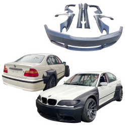 VSaero FRP TKYO V1 Wide Body Kit for BMW 325i 330i (E46) 2002-2005 > 4dr Sedan image - 6