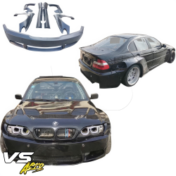VSaero FRP TKYO V1 Wide Body Kit for BMW 325i 330i (E46) 2002-2005 > 4dr Sedan image - 2