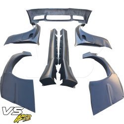 VSaero FRP TKYO V1 Wide Body Kit for BMW 325i 330i (E46) 2002-2005 > 4dr Sedan image - 3