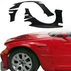 FRP TKYO V2 Wide Body Fender Flares (front) > BMW 325i 330i (E46) 2002-2005 > 4dr Sedan image - 1