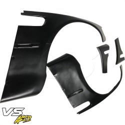 VSaero FRP TKYO V2 Wide Body Fender Flares (front) for BMW 325i 330i (E46) 2002-2005 > 4dr Sedan image - 6