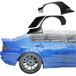 VSaero FRP TKYO V2 Wide Body Fender Flares (rear) for BMW 325i 330i (E46) 1999-2005 > 4dr Sedan image - 17