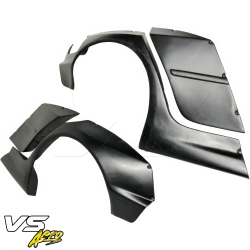 VSaero FRP TKYO V2 Wide Body Fender Flares (rear) for BMW 325i 330i (E46) 1999-2005 > 4dr Sedan image - 9