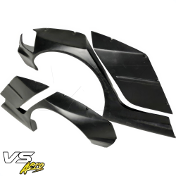 VSaero FRP TKYO V2 Wide Body Fender Flares (rear) for BMW 325i 330i (E46) 1999-2005 > 4dr Sedan image - 11