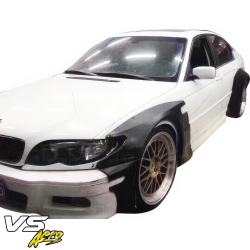 VSaero FRP TKYO V2 Wide Body Kit for BMW 325i 330i (E46) 2002-2005 > 4dr Sedan image - 3