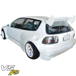VSaero FRP TKYO Wide Body Rear Bumper Add-ons for Honda Civic EG 1992-1995 > 3dr Hatchback image - 27