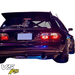 VSaero FRP TKYO Wide Body Rear Bumper Add-ons for Honda Civic EG 1992-1995 > 3dr Hatchback image - 18