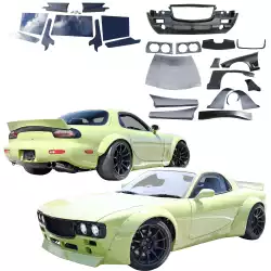 FRP TKYO Boss Wide Body Kit w Wing 17pc > Mazda RX-7 (FD3S) 1993-1997 image - 6