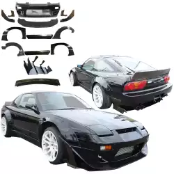 FRP TKYO v2 Wide Body Kit w Wing > Nissan 240SX 1989-1994 > 3dr Hatch image - 1