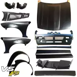 FRP TKYO Boss Wide Body Kit w Wing 16pc > Nissan 240SX (S14) 1995-1998 image - 2
