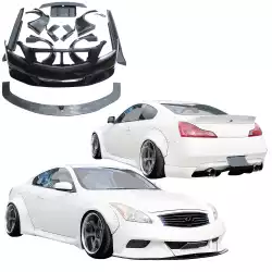 FRP LBPE Wide Body Kit w Wing > Infiniti G37 Coupe 2008-2015 > 2dr Coupe image - 3