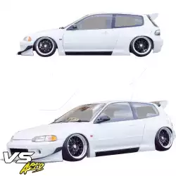 FRP TKYO Wide Body Kit w Wing 13pc > Honda Civic EG 1992-1995 > 3dr Hatchback image - 2