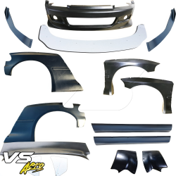 VSaero FRP TKYO Wide Body Kit w Wing 13pc for Honda Civic EG 1992-1995 > 3dr Hatchback image - 3
