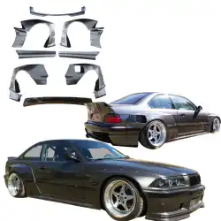 FRP TKYO Wide Body Kit 12pc w Wing > BMW 318i 325i (E36) 1992-1998 > 2dr Coupe image - 1