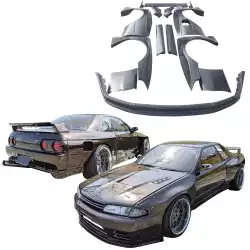 FRP TKYO Wide Body Kit w Wing > Nissan Skyline (R32) GTR 1990-1994 > 2dr Coupe image - 1