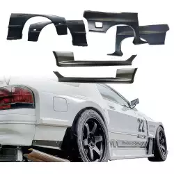 FRP TDES RAME Wide Body Fender Set 6pc > Mazda RX-7 (FC3S) 1986-1992 image - 1