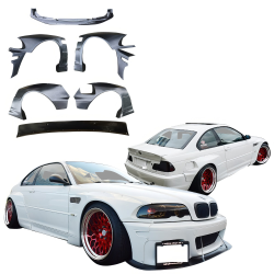VSaero FRP TKYO Wide Body Kit 8pc for BMW M3 (E46) 2002-2005 > 2dr Coupe image - 3