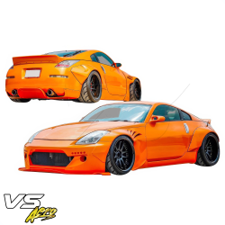 VSaero FRP TKYO Wide Body Kit w Wing 10pc for Nissan 350Z (Z33) 2003-2008 image - 2