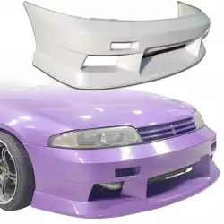 FRP MSPO Front Bumper > Nissan Skyline (R33) GTS 1995-1998 > 2/4dr image - 1
