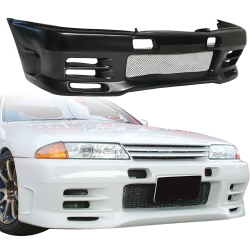VSaero FRP TRIA Front Bumper for Nissan Skyline (R32) GTS 1990-1994 > 2/4dr image - 12