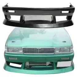 FRP URA Front Bumper > Nissan Laurel (C33) 1989-1993 image - 1