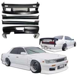 VSaero FRP URA Body Kit 4pc for Nissan Laurel (C33) 1989-1993 image - 4