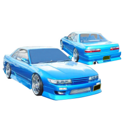 VSaero FRP BSPO Body Kit 4pc for Nissan Silvia (S13) 1989-1994 > 2dr Coupe image - 2