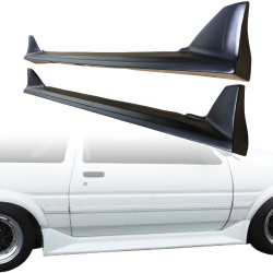 VSaero FRP JBLO Side Skirts for Toyota Corolla (AE86) 1984-1987 > 2/3dr image - 24