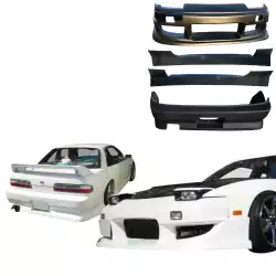 FRP WOR9 Body Kit 4pc > Nissan 240SX 1989-1994 > 2dr Coupe image - 4