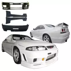 FRP NISM 400R Body Kit 4pc > Nissan Skyline (R33) GTS 1995-1998 > 2dr Coupe image - 3