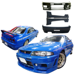 VSaero FRP NISM 400R Body Kit 4pc for Nissan Skyline (R33) GTS 1995-1998 > 2dr Coupe image - 1