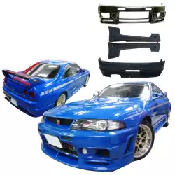 FRP NISM 400R Body Kit 4pc > Nissan Skyline (R33) GTS 1995-1998 > 2dr Coupe image - 1