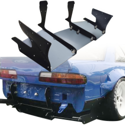 VSaero Plastic TKYO v2 Diffuser for Nissan Silvia (S13) 1989-1994 > 2dr Coupe image - 1