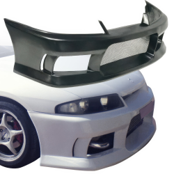 VSaero FRP MSPO v2 Front Bumper for Nissan Skyline (R33) GTS 1995-1998 > 2/4dr image - 19