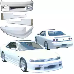 FRP MSPO Body Kit 4pc > Nissan Skyline (R33) GTS 1995-1998 > 2dr Coupe image - 2