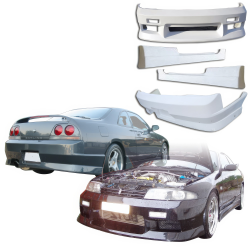 VSaero FRP MSPO Body Kit 4pc for Nissan Skyline (R33) GTS 1995-1998 > 2dr Coupe image - 1