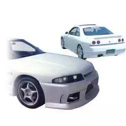 FRP MSPO v2 Body Kit 4pc > Nissan Skyline (R33) GTS 1995-1998 > 2dr Coupe image - 1