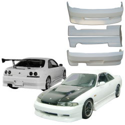 VSaero FRP FKON Body Kit 4pc for Nissan Skyline (R33) GTS 1995-1998 > 2dr Coupe image - 1