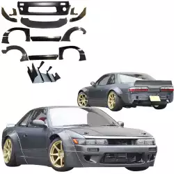 FRP TKYO v2 Wide Body Kit 10pc > Nissan Silvia (S13) 1989-1994 > 2dr Coupe image - 1