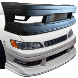 VSaero FRP TRAU Front Bumper for Toyota Mark II (JZX90) 1993-1996 image - 14