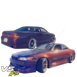 VSaero FRP TRAU Body Kit 4pc for Toyota Mark II (JZX90) 1993-1996 image - 2