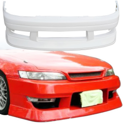VSaero FRP WOND v1 Front Bumper for Toyota Mark II (JZX90) 1993-1996 image - 1